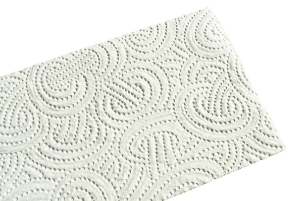 Texture Serviette Blanche Papier Utilisée Pour Nettoyage Cuisine Texture Serviette — Photo