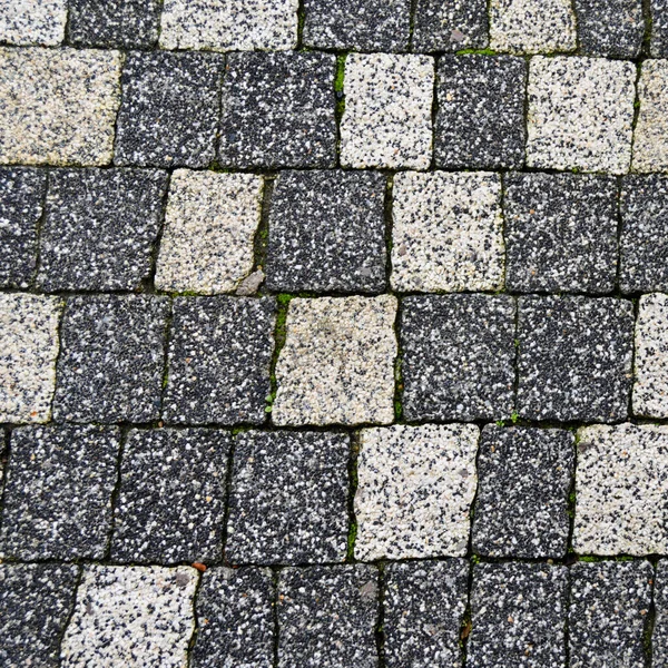 Gray White Colored Square Rectangle Paving Stone Tiled Stone Texture — Stock Photo, Image