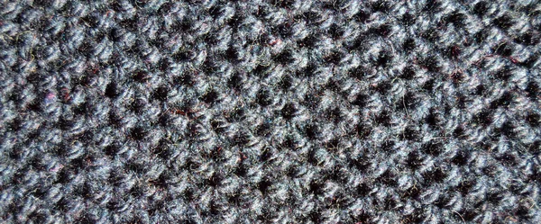 Pattern Fabric Made Wool Handmade Knitted Fabric Grey Wool Background — Stock Photo, Image