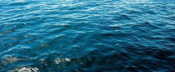 Blick Von Oben Auf Meer Oder Meerwasser Blaue Salzwassertextur — Stockfoto