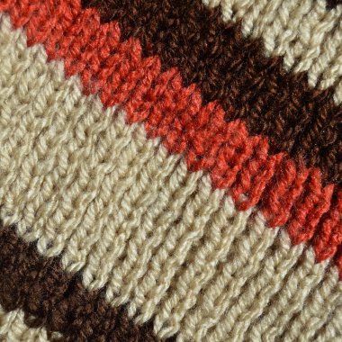 Yünden desenli kumaş. El yapımı kumaş rengi yün arkaplan dokusu