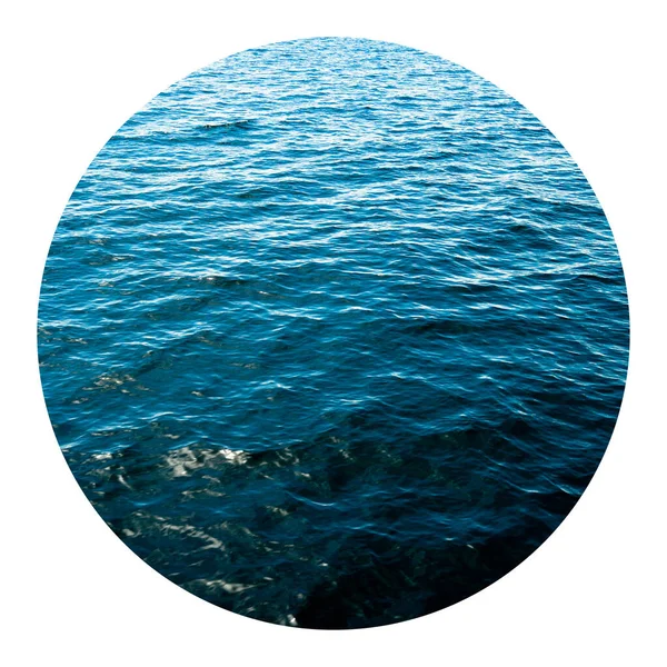 Vista Superior Água Mar Oceano Textura Azul Água Salgada Mar — Fotografia de Stock
