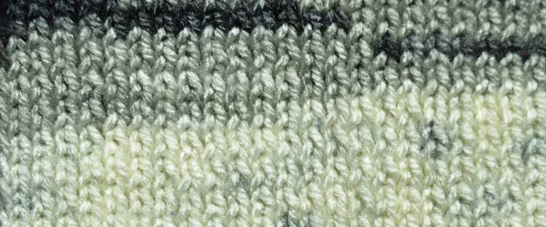 Pattern Fabric Made Wool Handmade Knitted Fabric Grey Wool Background — Stock Photo, Image