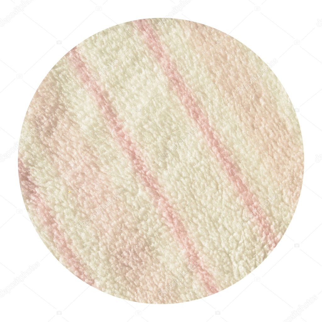 Textile texture coarse fabric, pink and white polar fleece fabric texture, high quality blue fabric macro shooting