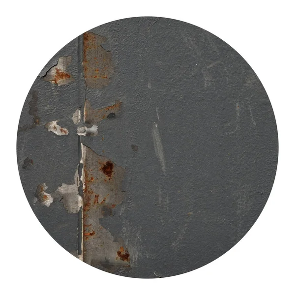 Surface Plaque Métallique Peinte Gris Rouillé Rusty Fond Texture Métallique — Photo