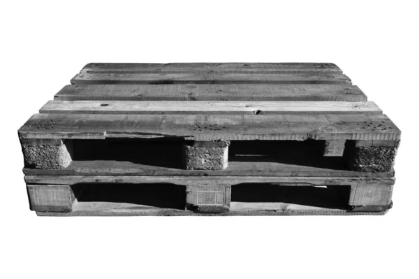 Solidna Drewniana Paleta Sosnowa Stosowana Transporcie Składowaniu Europaleta Paleta Epal — Zdjęcie stockowe