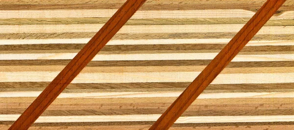木製のマーケティング さまざまな森 木製の床 寄木細工 まな板の組み合わせから作成されたパターン — ストック写真