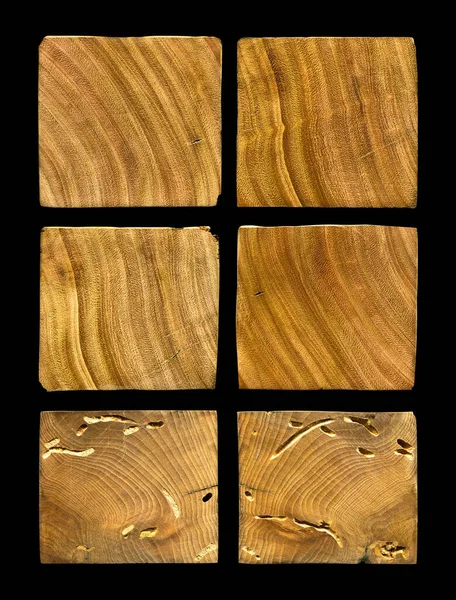 木纹质感菊花角木 可用作背景 图案背景 — 图库照片