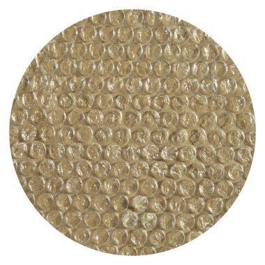 Oluklu karton kağıt üzerinde plastik hava kabarcığı koruma folyo sarma dokusu, hava kabarcığı dokusu