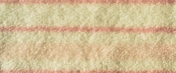 Textile Texture Coarse Fabric Pink White Polar Fleece Fabric Texture — Stock Photo, Image