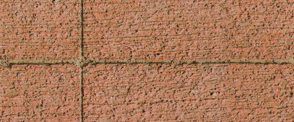 Grunge Parede Cimento Concreto Vermelho Fundo Textura Chão Obsoleto Construção — Fotografia de Stock