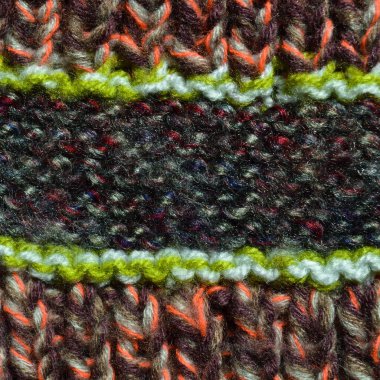 Yünden desenli kumaş. El yapımı kumaş rengi yün arkaplan dokusu