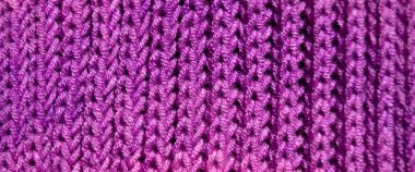 Yünden desenli kumaş. El yapımı kumaş mor yün arkaplan dokusu