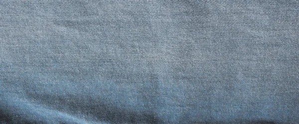 Sem Costura Azul Jeans Algodão Jeans Tecido Textura Fundo Papel — Fotografia de Stock