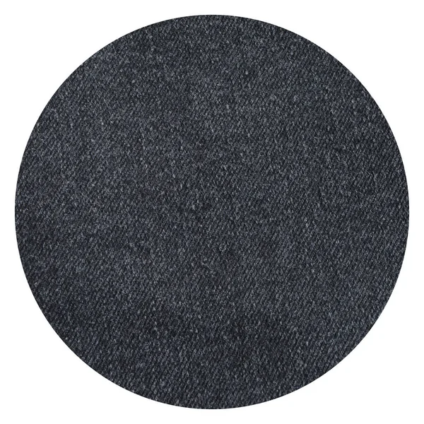 Bez Szwu Czarny Okrągły Dżinsy Bawełniane Tkaniny Tekstury Tła Tapety — Zdjęcie stockowe