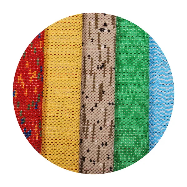 Ručně Kolorované Koberce Koberce Barevné Koberce Textury Koberec Materiál Vzor — Stock fotografie