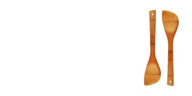 Modern ve eski mutfaklar için geleneksel tahta kaşık, mutfak malzemeleri tahta kaşıklar