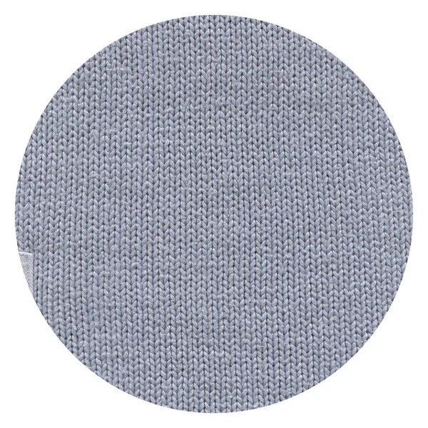 ウールで作られたパターン生地 手編みのファブリックブルーウールの背景テクスチャ — ストック写真