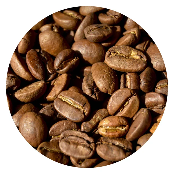 Sorgfältig Ausgewählte Und Geröstete Frische Kaffeebohnen Kaffeebohnen Hintergrund — Stockfoto