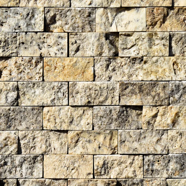 Découpe Rectangulaire Beige Fond Texture Mur Marbre Peut Être Carrelage — Photo