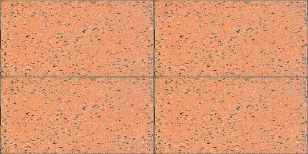 Orange Colored Square Paving Stone Tiled Stone Seamless Tile — Stock Photo, Image