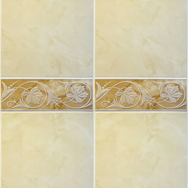 Beige square ceramic bordure tile seamless , can be used indoors and outdoors, on a wall as a background