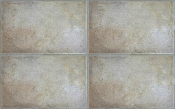 Beige Rectangle Ceramic Tile Seamless Can Used Indoors Outdoors Wall — 图库照片