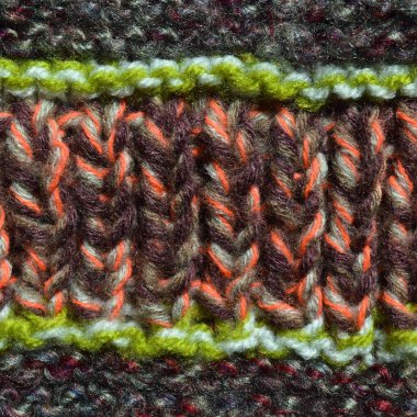 Yünden desenli kumaş. El yapımı kumaş rengi yün arkaplan dokusu