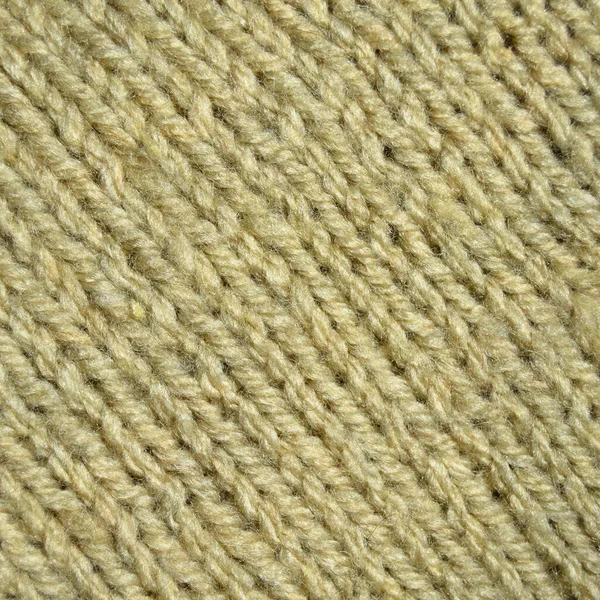 Pattern Fabric Made Wool Handmade Knitted Fabric Beige Wool Background — Fotografia de Stock