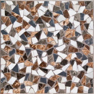 Mosaic stone square ceramic tile seamless , can be used indoors and outdoors, on a wall as a background