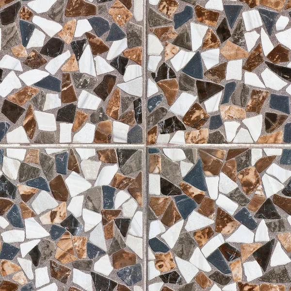 Mosaic Stone Square Ceramic Tile Seamless Can Used Indoors Outdoors — Stock Photo, Image