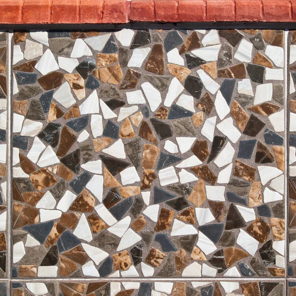 Mosaic Stone Square Ceramic Tile Seamless Can Used Indoors Outdoors — Stock Photo, Image