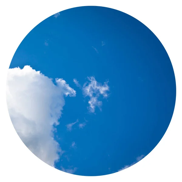 White Gray Fluffy Clouds Blue Sky Sense Freedom — Φωτογραφία Αρχείου