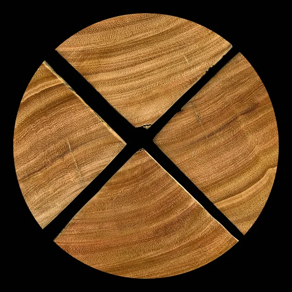 木纹质感角梁木 可用作背景 图案背景 — 图库照片