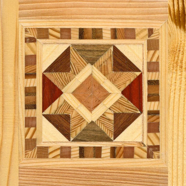 木制婚纱 由不同的木料 木地板 刨花板的组合制成的图案 — 图库照片