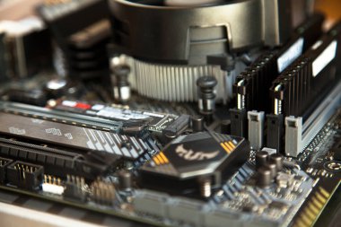 Enjoy exceptional performance with the Asus Tuf Gaming B450M Pro S Gaming black motherboard. August 27 2022 Istanbul Turkey