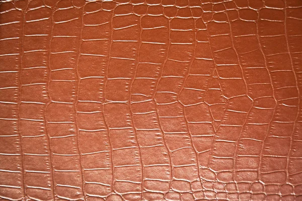 Texture Cuir Crocodile Brun Très Luxueuse Utilisée Dans Industrie Textile — Photo