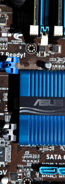 Enjoy Exceptional Performance Asus P8H67 Gaming Motherboard Used August 2022 — Stock Photo, Image