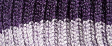 Yünden desenli kumaş. El yapımı kumaş koyu mavi ve beyaz yün arkaplan dokusu