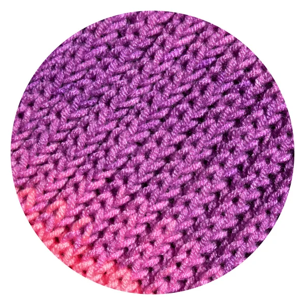 Шаблон Ткани Шерсти Фиолетовая Ткань Ручной Работы Текстура Розовой Шерсти — стоковое фото