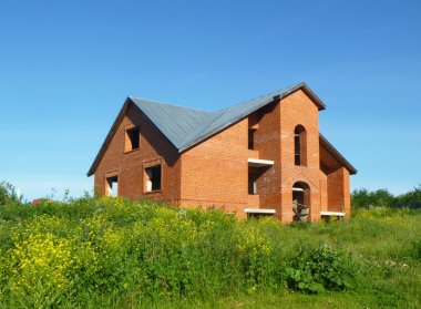 kırmızı tuğla dan yeni yazlık İnşaat