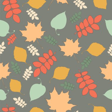 sonbahar yaprak fall ile Seamless Modeli