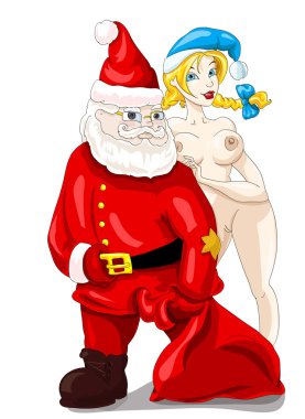 Brutal Noel Baba ve cinsel nude kar kızlık