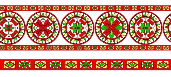 Adorno tradicional ruso de la región de Severodvinsk — Vector de stock