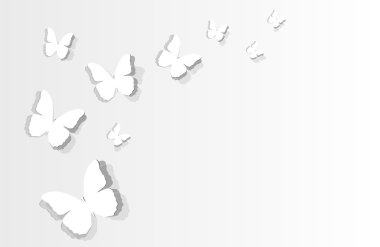 flitting paper butterflies clipart