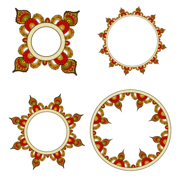 Indian ornament — Stock Vector