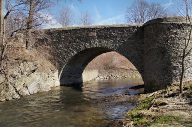 Stone bridge over the Große Striegis