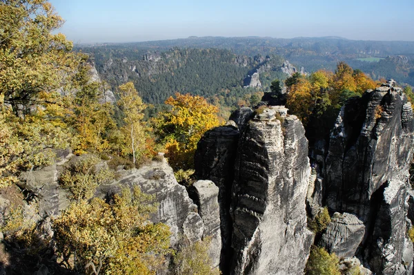 La Suiza sajona en otoño — Foto de Stock