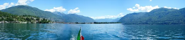 Panorama lake maggiore içinde ticino, İsviçre