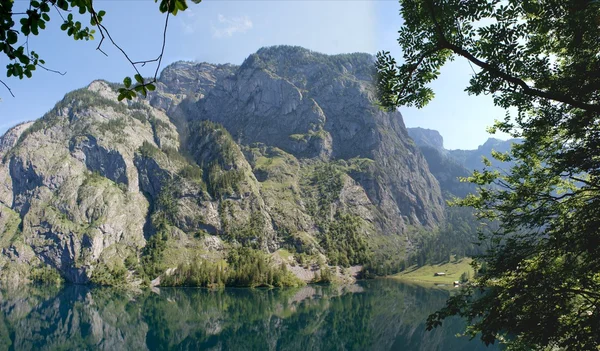 Panorama u obersee v Bavorsku, Německo — Stock fotografie